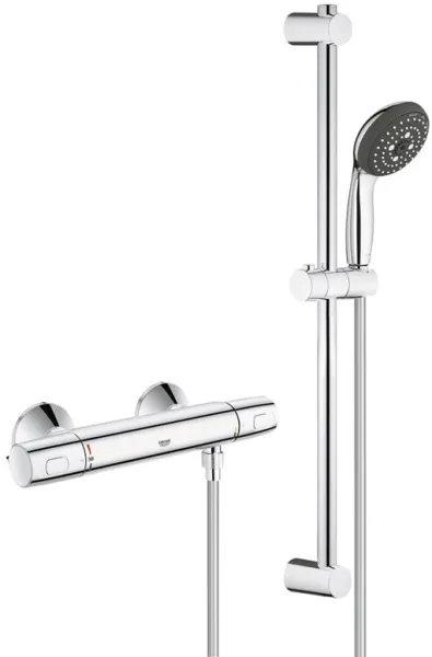 Grohe Precision Trend doucheset met thermostatische kraan, chroom