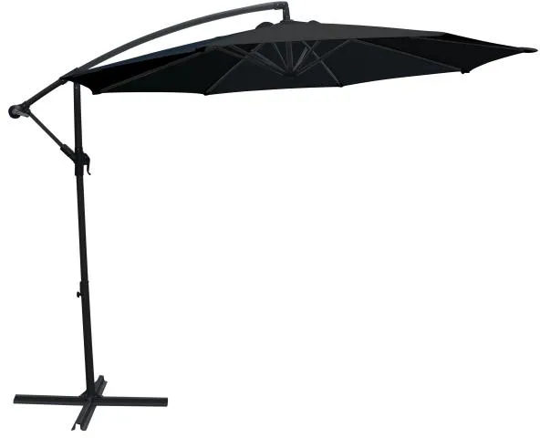 Hangparasol zwart 300cm