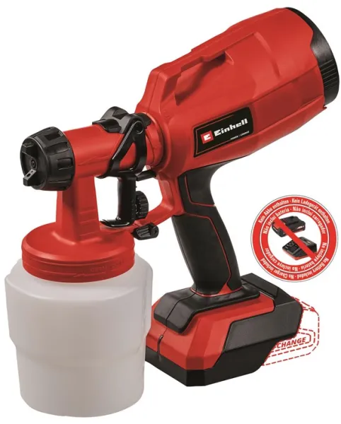 Einhell TC-SY 18/60 Li snoerloze verfspuit 18 volt zonder batterij en lader