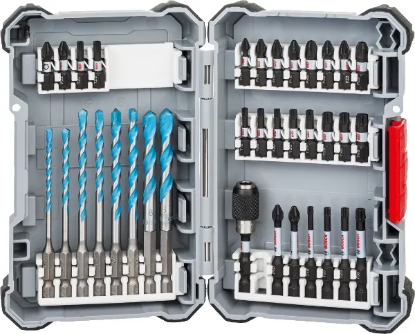 Bosch set met bits voor Impact Control-schroevendraaier, 35 stuks.