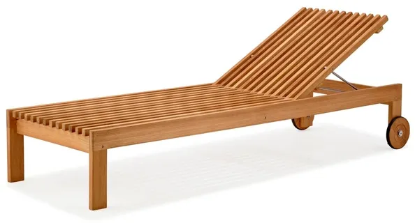 Cane-Line Amaze ligstoel - teak - geen kussen